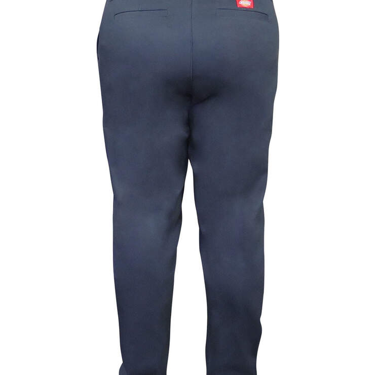 Dickies Girl Juniors' Plus 4-Pocket Straight Leg Pants - Navy Blue (NVY) image number 2