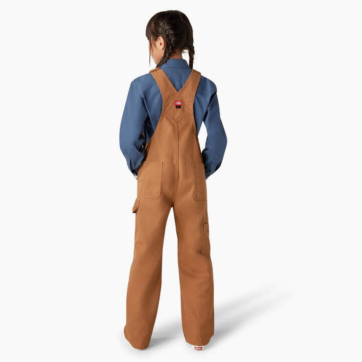 Kids' Duck Overalls, 4-20 - Rinsed Brown Duck (RBD) image number 2