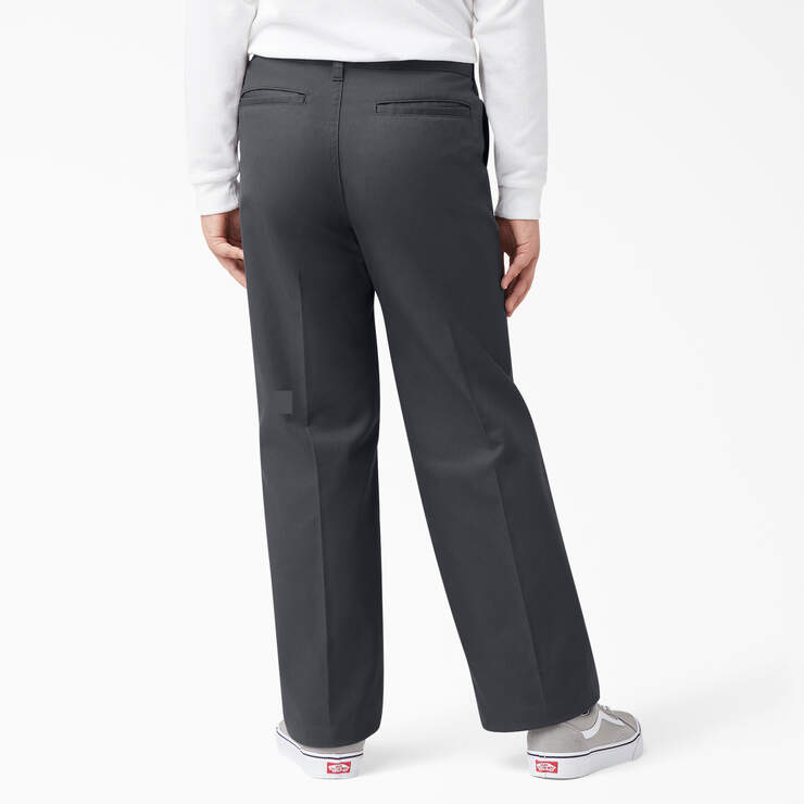 Boys' Classic Fit Pants, 8-20 - Charcoal Gray (CH) image number 2