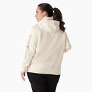Women&#39;s Plus Heavyweight Logo Sleeve Hoodie - Antique White &#40;AW&#41;