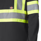 Hi Vis Safety Long Sleeve T-Shirt - Black &#40;BK&#41;