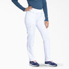 Women&#39;s Balance Tapered Leg Scrub Pants - White &#40;DWH&#41;