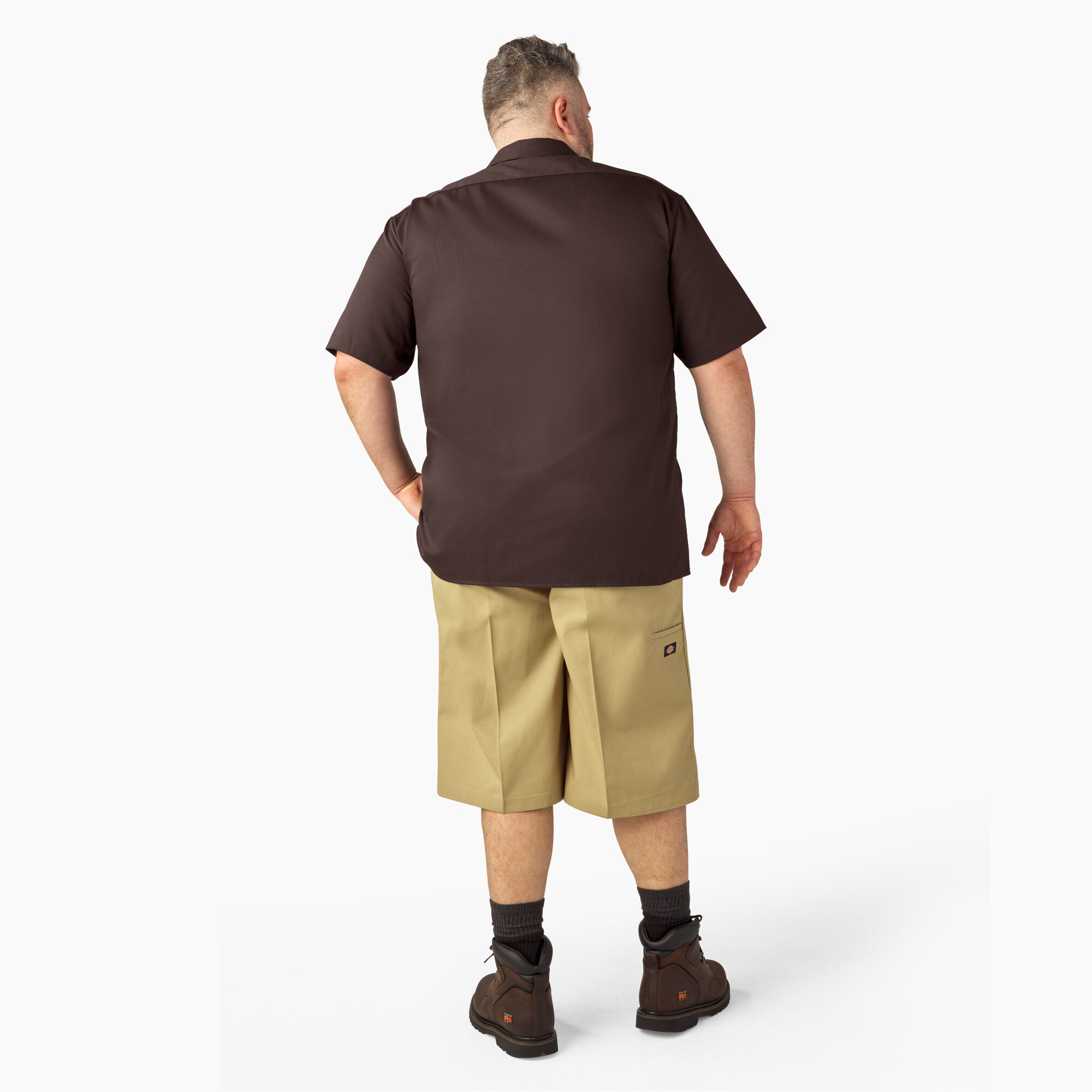 Dark brown dickies shorts clearance