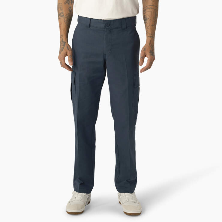 Regular Fit Cargo Pants - Airforce w/ Contrast Stitching (CSA) image number 1