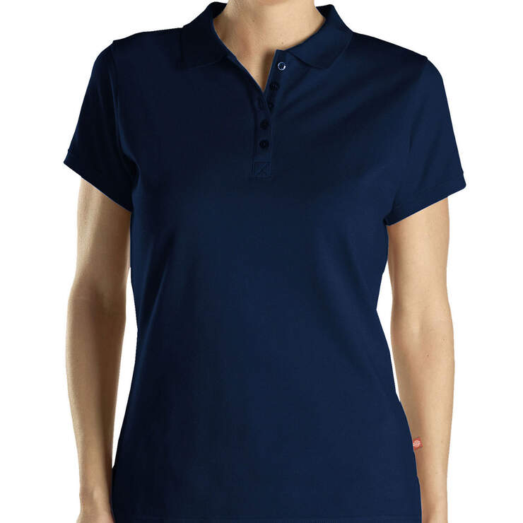 Women's Piqué Polo Shirt - Dark Navy (DN) image number 1