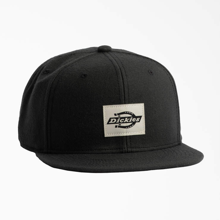 Mid Pro Flat Brim Hat - Black (BK) image number 1