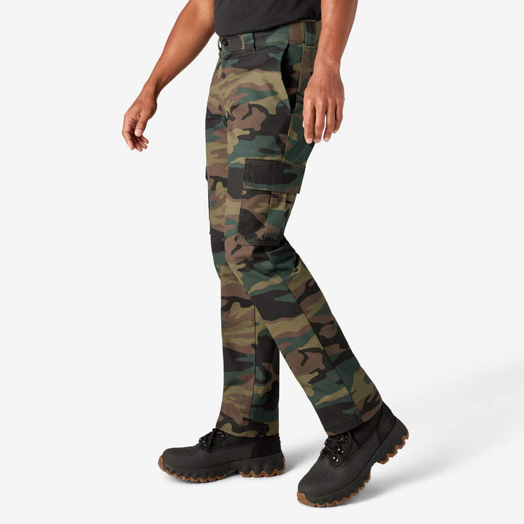 Slim Fit Cargo Pants - Hunter Green Camo (HRC) image number 3