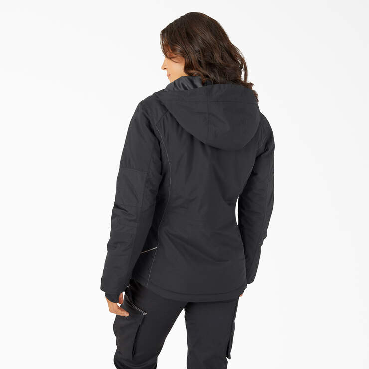 Women's Performance Workwear Waterproof Insulated Jacket - Black (BK) image number 2