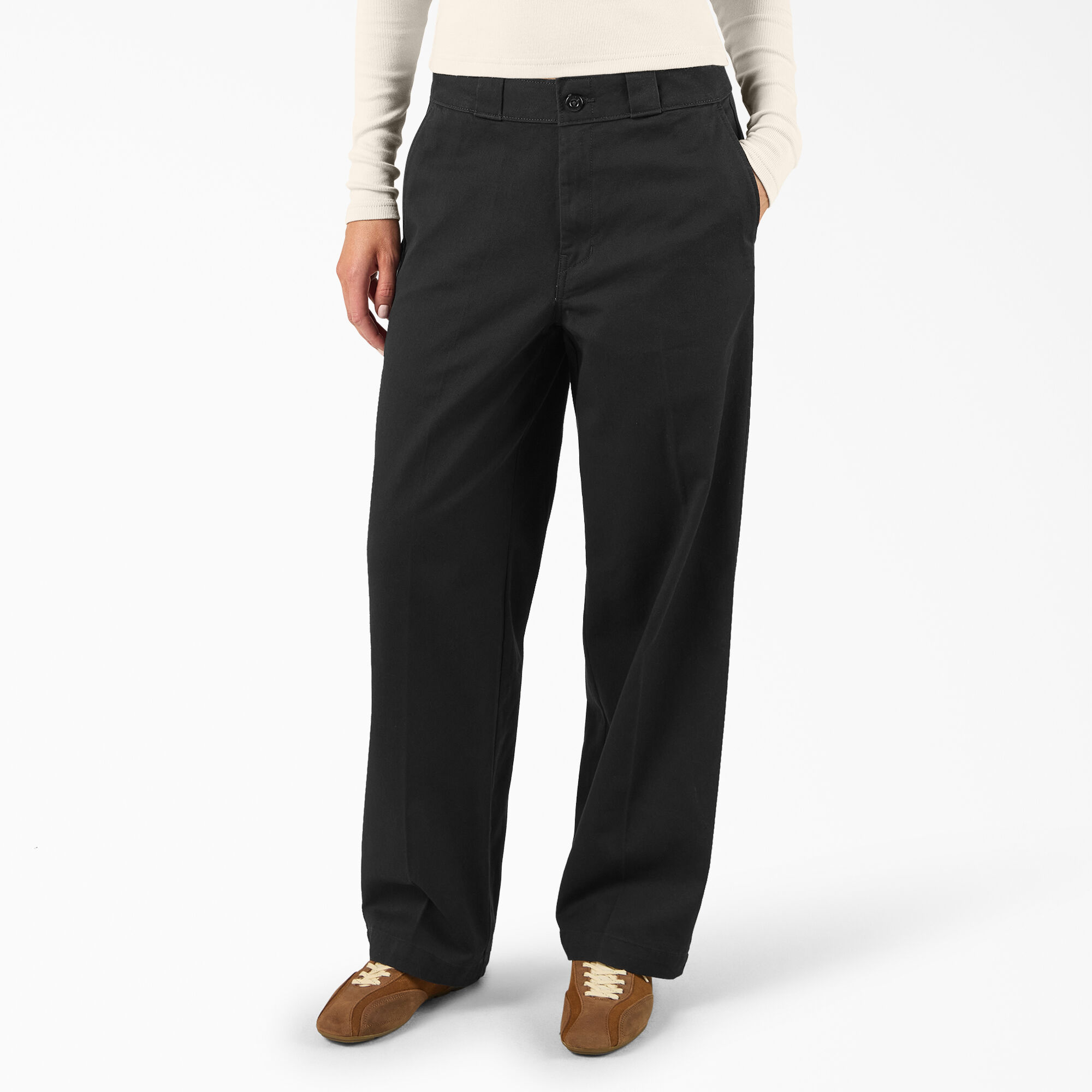 パンツ DICKIES Woman Pants Black DK0A4YH1 BLK Dickies - Women's 874 Work Pants - Black – good times skate shop