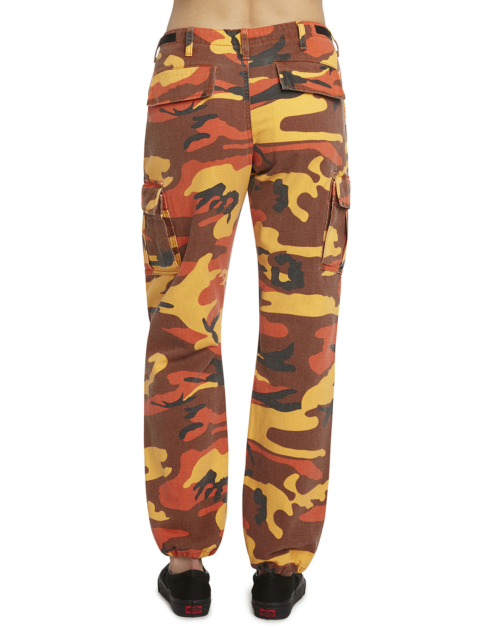 orange camo pants girls