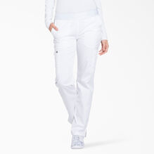 Women&#39;s Essence Tapered Leg Scrub Pants - White &#40;WHT&#41;
