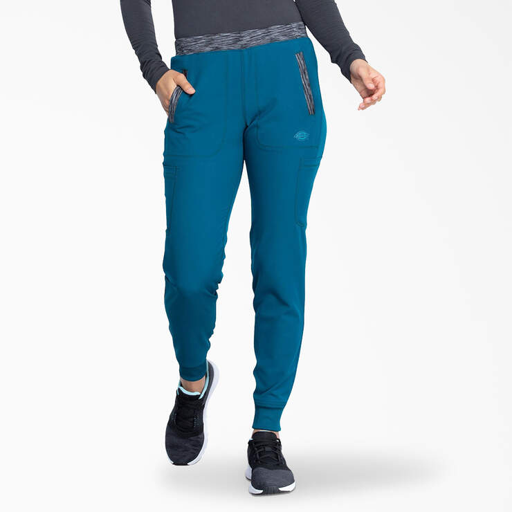 Women's Dynamix Jogger Scrub Pants - Caribbean Blue (CRB) image number 1