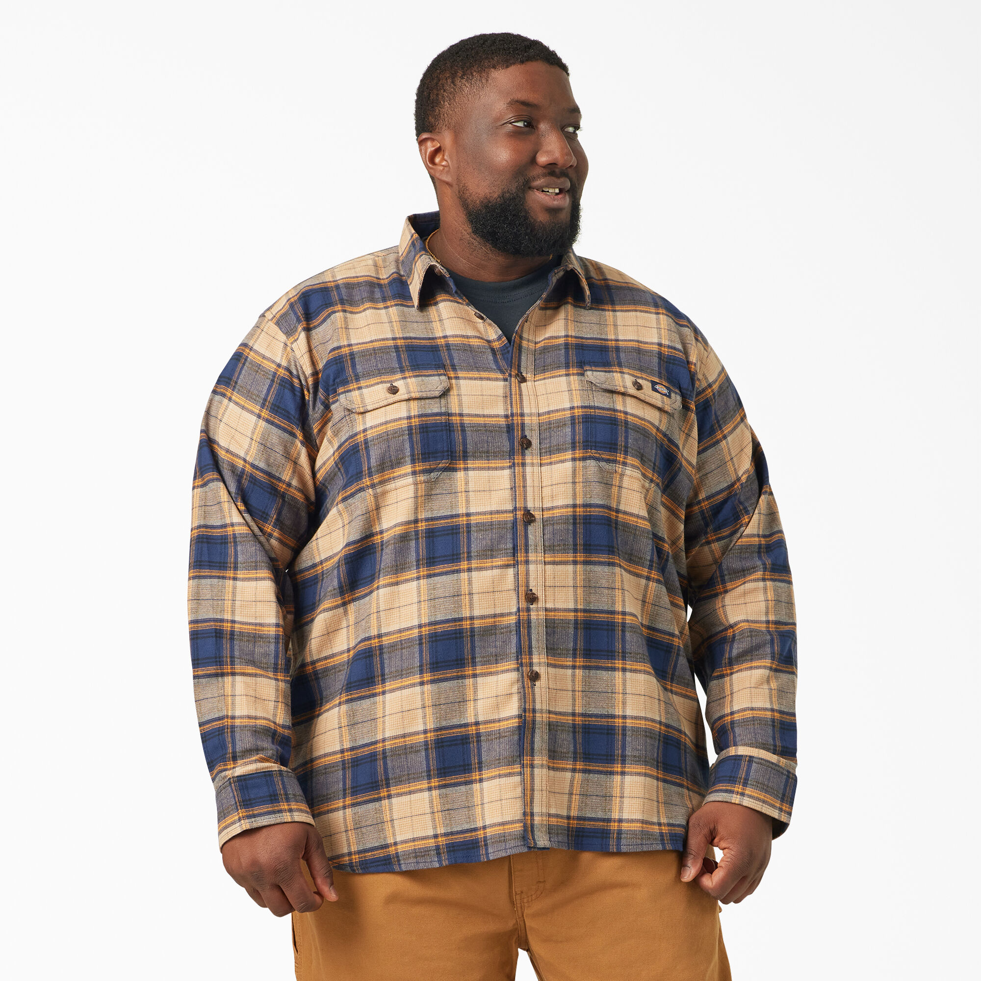 【楽天カード分割】 FLEX Long Sleeve Flannel Shirt - Dickies US ボード