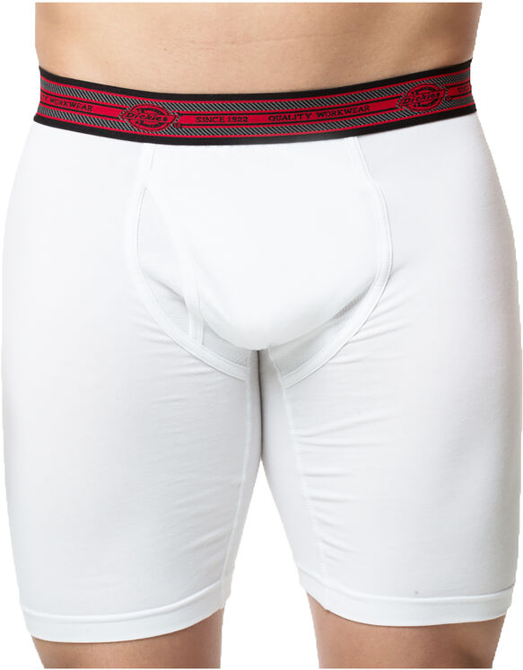 9" Inseam Boxer Briefs, 2-Pack - WHITE (WH)