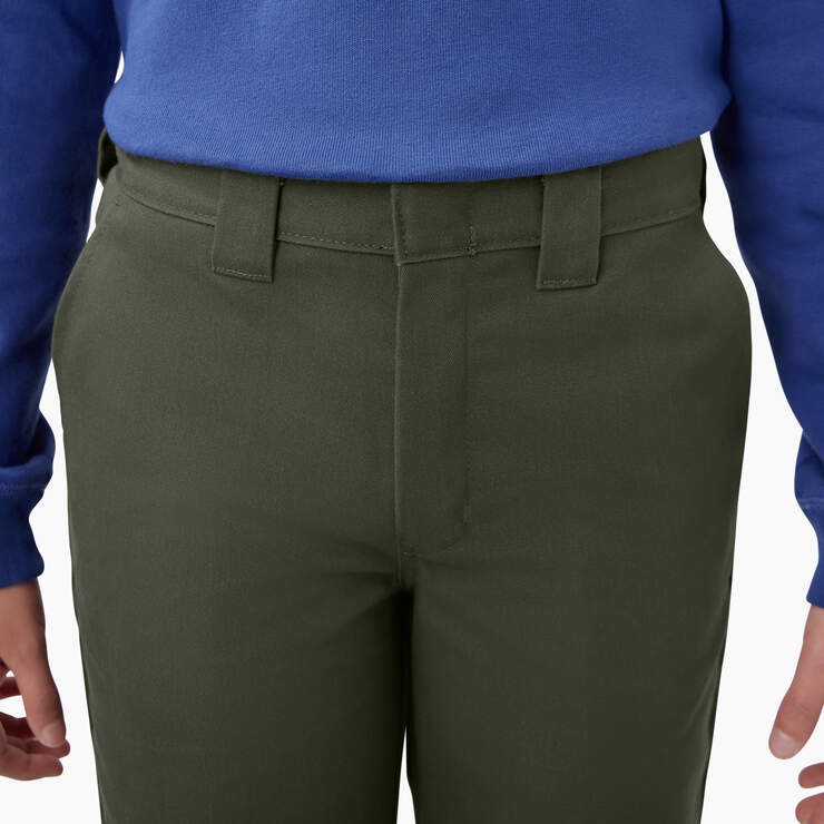Boys' 873 Slim Fit Pants, 4-20 - Olive Green (OG) image number 8