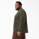 Heavyweight Long Sleeve Pocket T-Shirt - Moss Green &#40;MS&#41;
