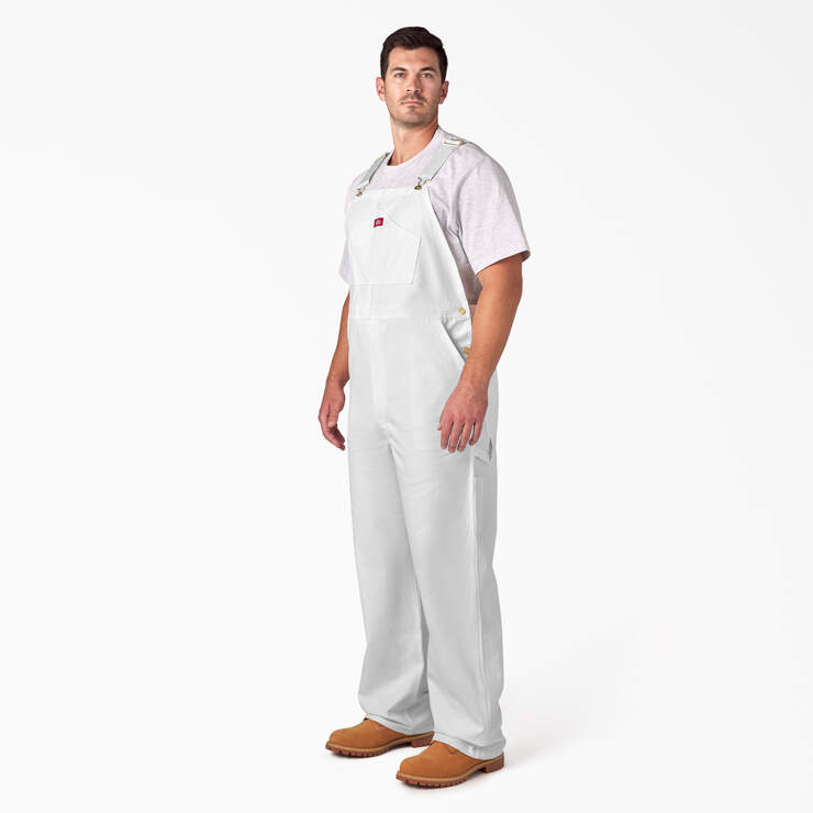 Painter's Bib Overalls - White (WH) image number 6