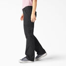 Women&#39;s Relaxed Fit Straight Leg Cargo Pants - Rinsed Black &#40;RBK&#41;