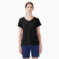 Women’s V-Neck T-Shirt - Black (KBK)