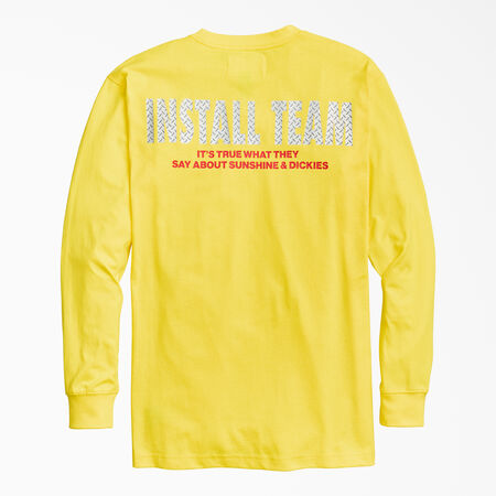 New York Sunshine x Dickies It&#39;s True What They Say Long Sleeve T-Shirt - Yellow &#40;DN1&#41;