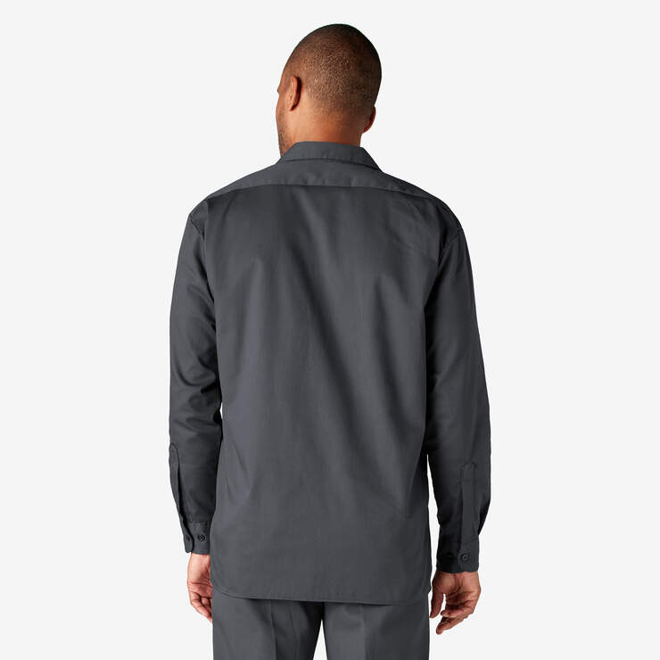 Long Sleeve Work Shirt - Charcoal Gray (CH) image number 2