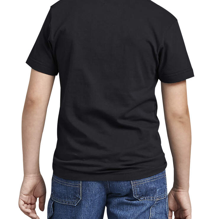 Kids' Dickies American Flag Graphic T-Shirt - Black (ATB) image number 2