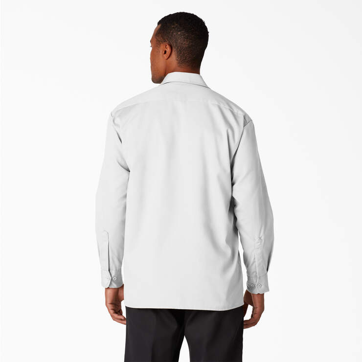Long Sleeve Work Shirt - White (WH) image number 2
