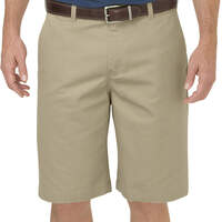 Dickies KHAKI 10" Relaxed Fit Comfort Waist Shorts - Rinsed Desert Sand (RDS)