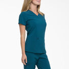 Women&#39;s EDS Essentials V-Neck Scrub Top - Caribbean Blue &#40;CRB&#41;