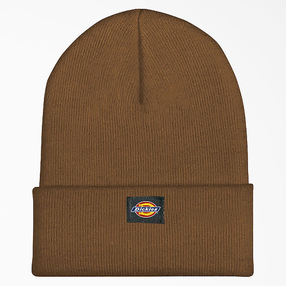 Dickies Icon Cuffed Knit Beanie Hat - Brown Duck (BD)