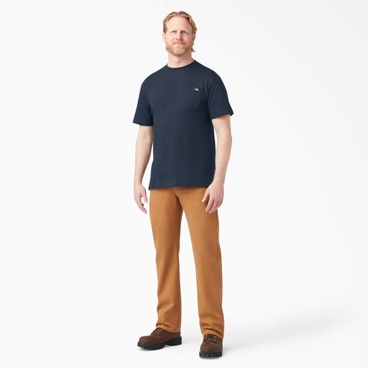Lightweight Short Sleeve Pocket T-Shirt - Dark Navy (DN) image number 8