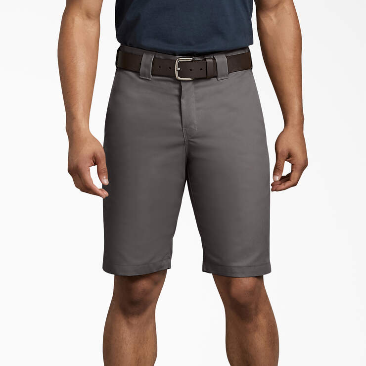 Regular Fit Work Shorts, 11" - Gravel Gray (VG) image number 1