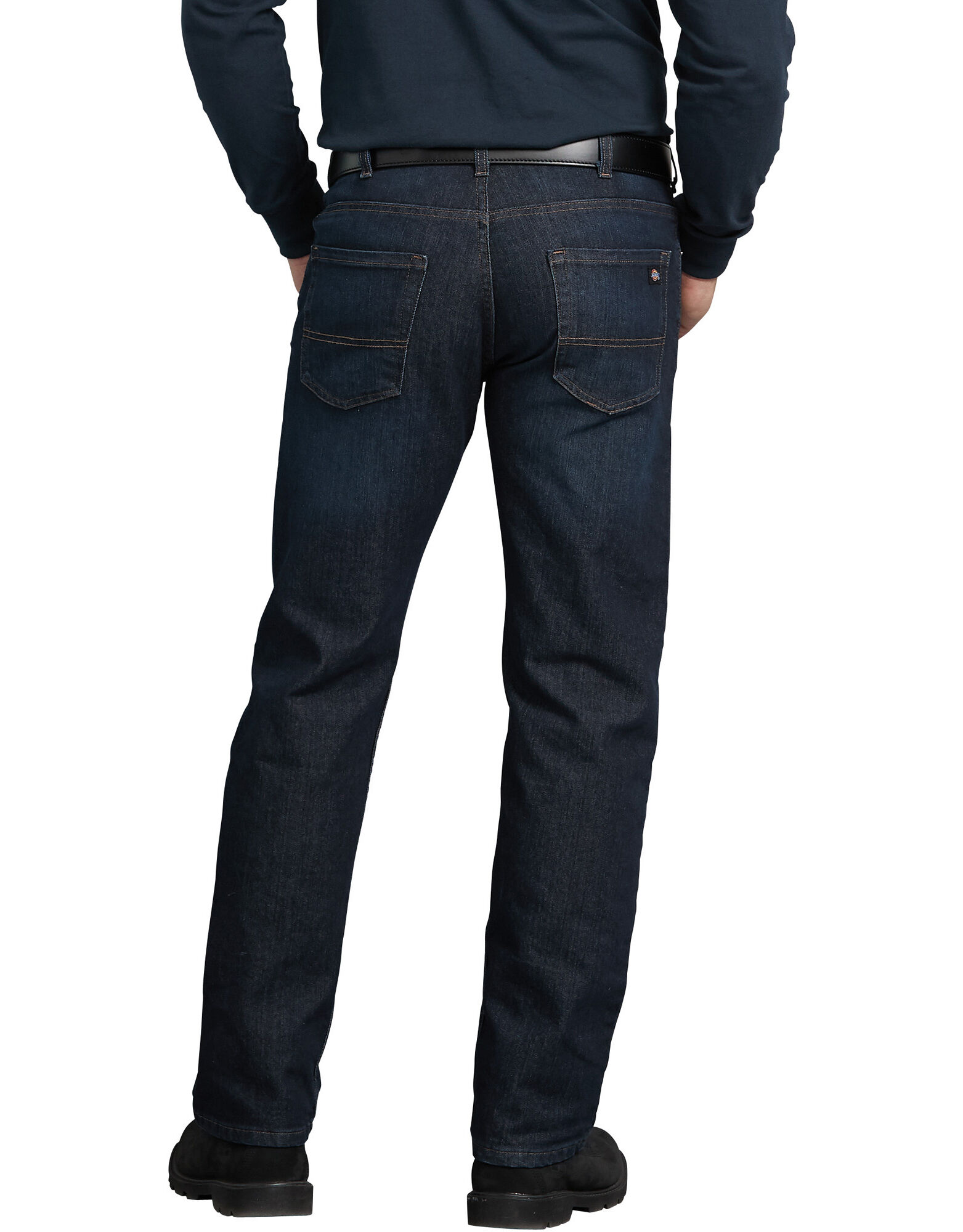 Tough Max Regular Fit 5-Pocket Denim Jeans Dark Blue Wash | Dickies