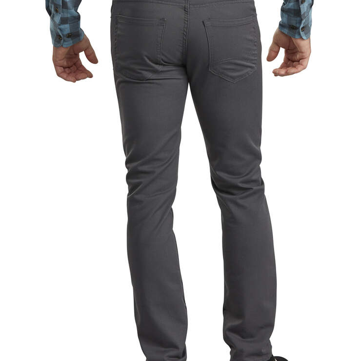 Dickies X-Series Flex Slim Fit Tapered Leg 5-Pocket Pants - Stonewashed Charcoal Gray (SCH) image number 2