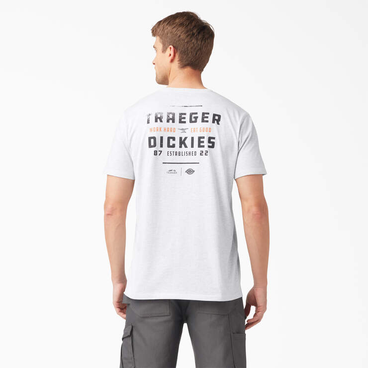 Traeger x Dickies Pocket T-Shirt - Ash Gray (AG) image number 1