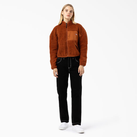 Women&#39;s Red Chute Fleece Jacket - Gingerbread Brown &#40;IE&#41;