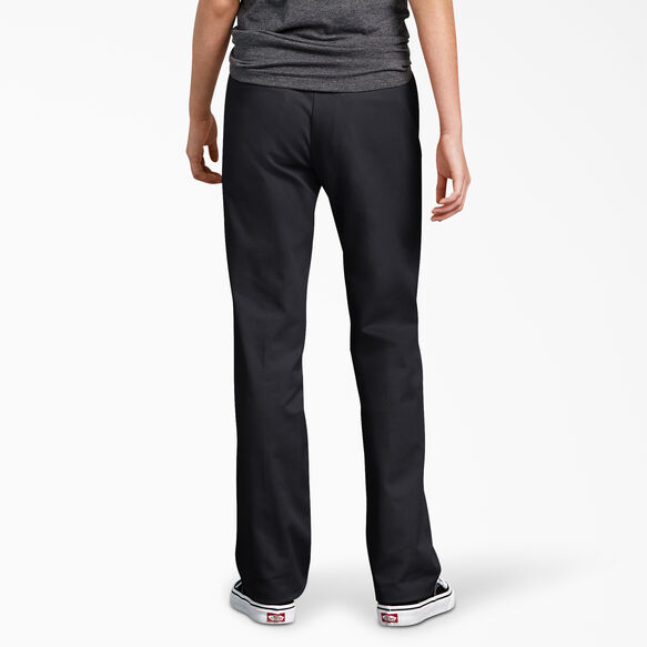 Girls&#39; FLEX Slim Fit Pants, 4-16 - Black &#40;BK&#41;