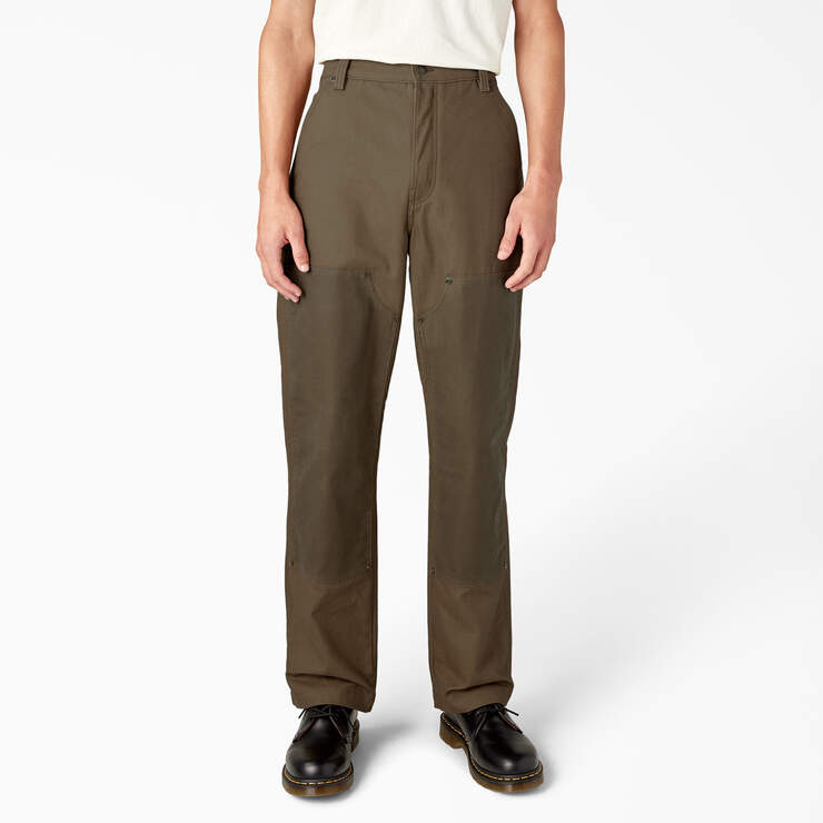 Lucas Waxed Canvas Double Knee Pants - Acorn (AC2) image number 1