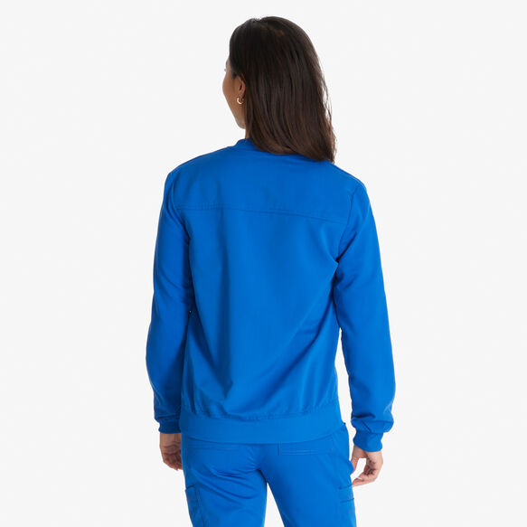 Women&#39;s Balance Zip Front Scrub Jacket - Royal Blue &#40;RB&#41;