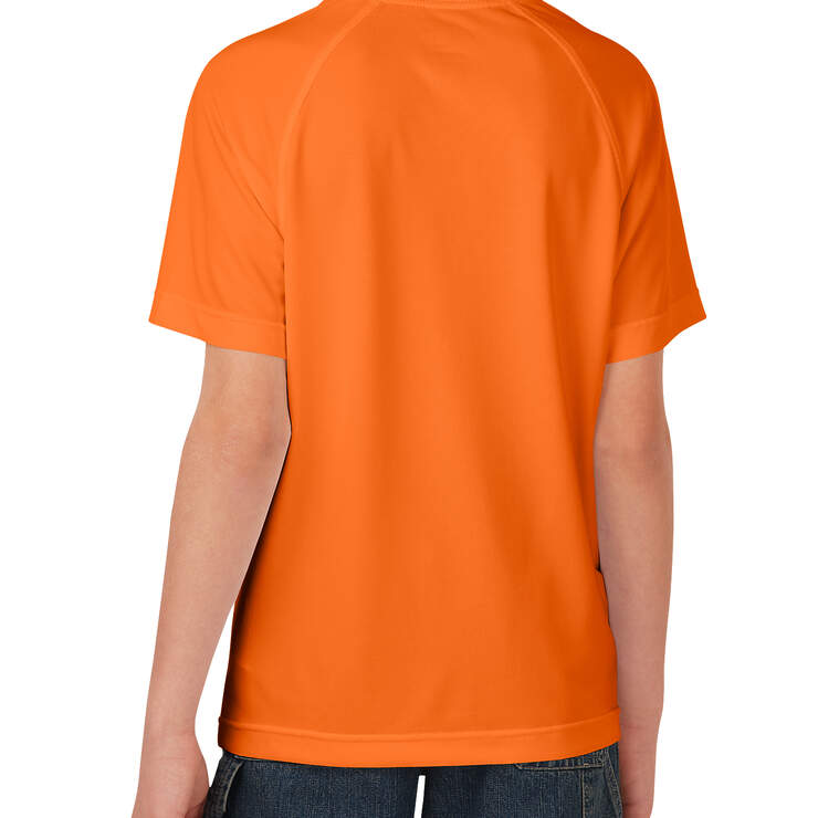 Boys' Short Sleeve Performance T-Shirt, 8-20 - Neon Orange (NA) image number 2