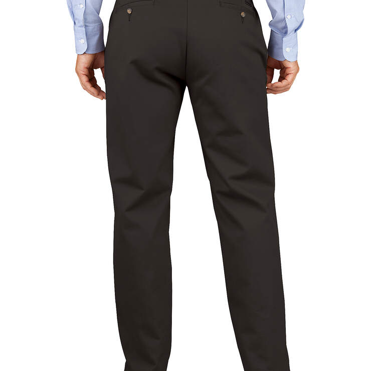 Relaxed Fit Tapered Leg Comfort Waist Khaki Pants - Rinsed Black (RBK) image number 2