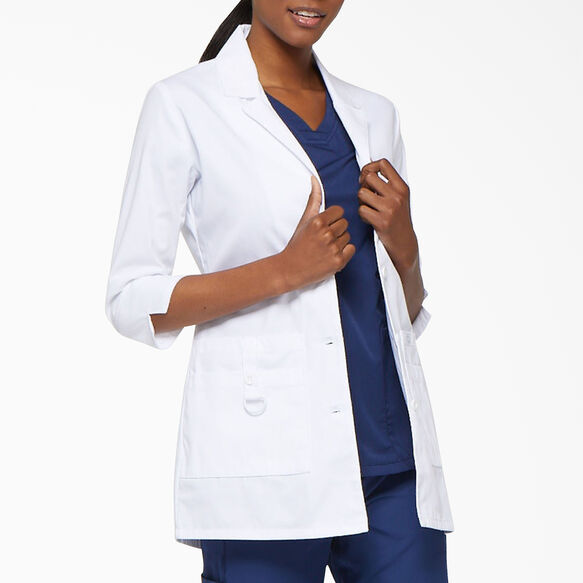 Women&#39;s EDS Signature 3/4 Sleeve 30&quot; Lab Coat - White &#40;DWH&#41;