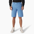 Stonewashed Duck Carpenter Shorts, 11&quot; - Stonewashed Azure Blue &#40;SWZ&#41;