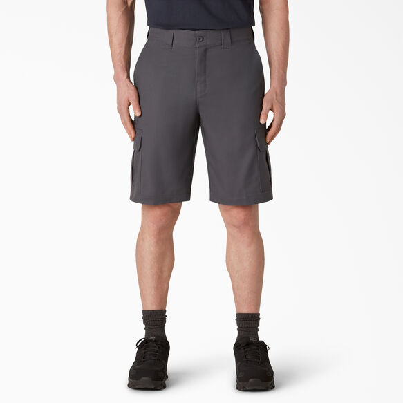 FLEX Cooling Active Waist Regular Fit Cargo Shorts, 11&quot; - Charcoal Gray &#40;CH&#41;