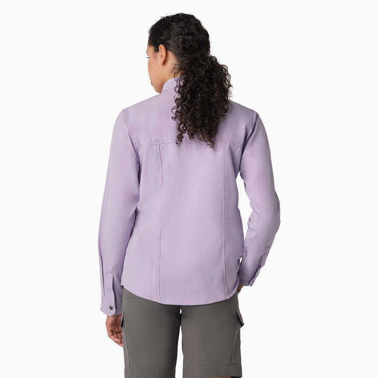 Women's Cooling Roll-Tab Work Shirt - Purple Rose (URD) image number 2