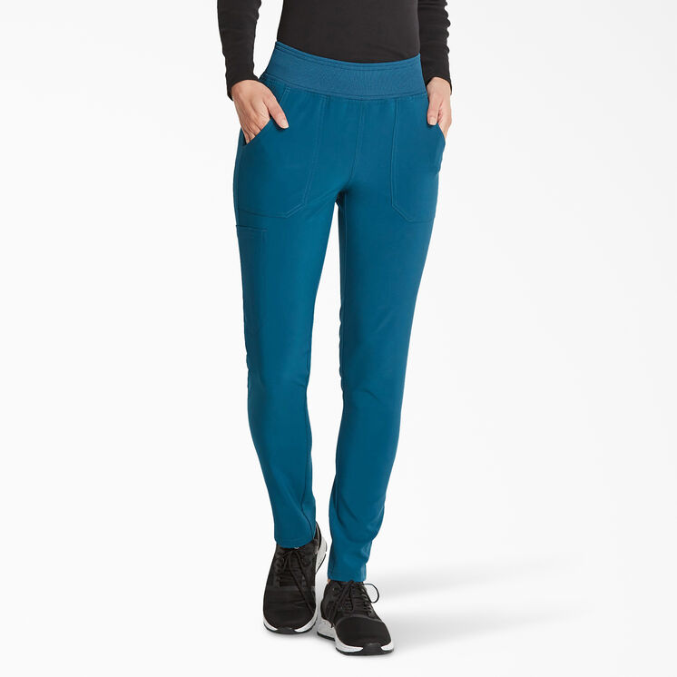 Women&#39;s EDS Essentials Tapered Leg Scrub Pants - Caribbean Blue &#40;CRB&#41;