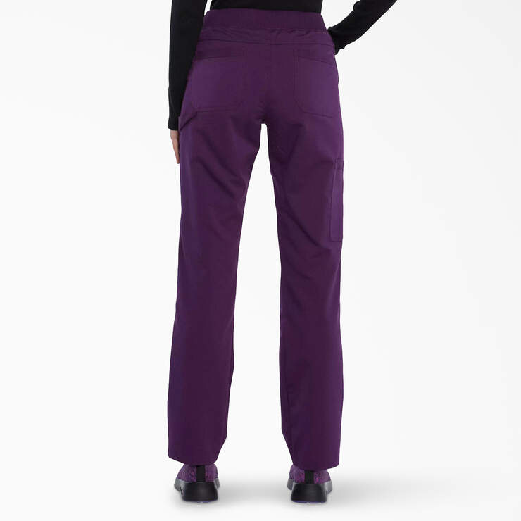 Women's Balance Scrub Pants - Purple Eggplant (EGG) image number 2