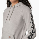 Women&#39;s Heavyweight Logo Sleeve Pullover - Heather Gray &#40;HG&#41;