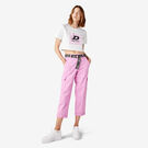 Women&#39;s Cropped Cargo Pants - Wild Rose &#40;WR2&#41;