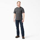 Heavyweight Heathered Short Sleeve Pocket T-Shirt - Charcoal Gray Heather &#40;CGH&#41;